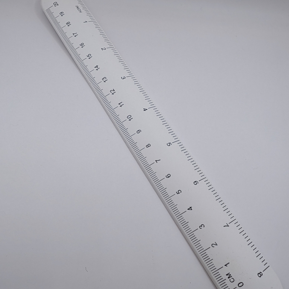 New! White Slap Bracelet/ Metric Ruler/ To Do List Reminder